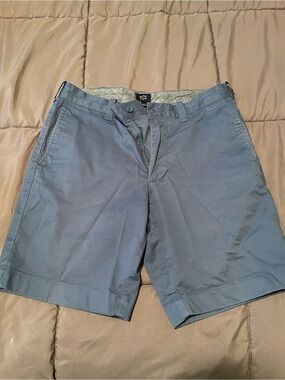 J. Crew Factory Slate Blue Flat Front Men’s Shorts